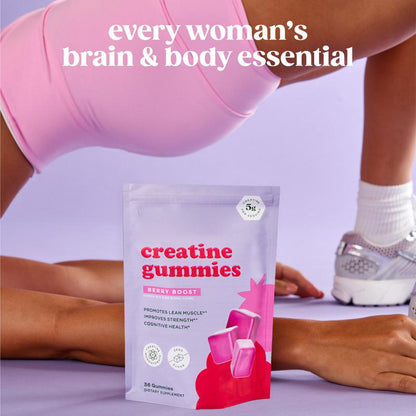 Creatine Gummies Berry Flavored 36 Capsules