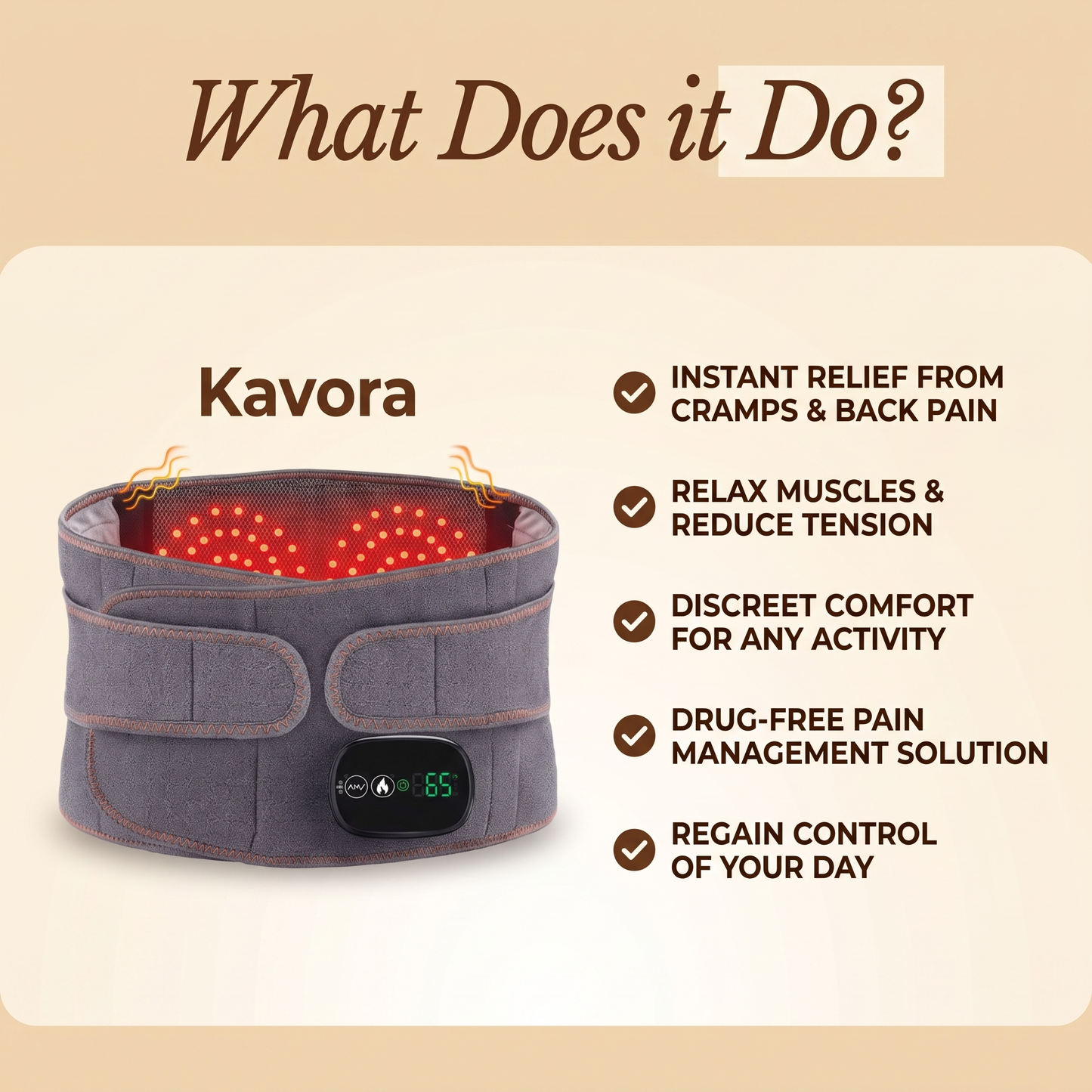 Kavora™ Heated Relief Belt